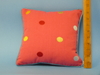 Small Pink Spotted Cushion