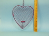 Hanging Heart shaped Tealight holder  - available colours  purple,pink,green & blue